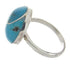 Sterling Silver Turquoise Southwest Jewelry Ring Size 6-3/4 YS63377