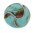Turquoise Silver Southwest Jewelry Ring Size 4-3/4 YS63385