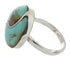 Turquoise Silver Southwest Jewelry Ring Size 4-3/4 YS63385