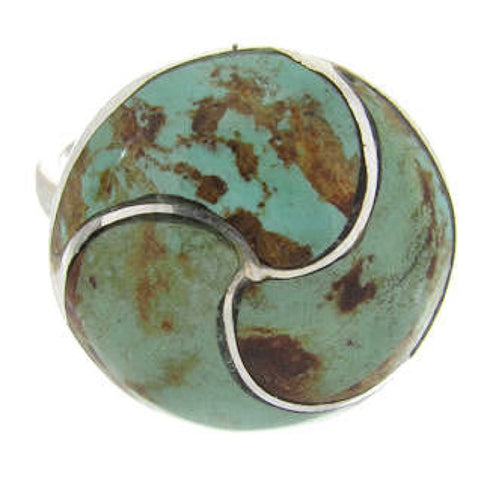 Turquoise Silver Southwest Jewelry Ring Size 5-1/2 YS63396