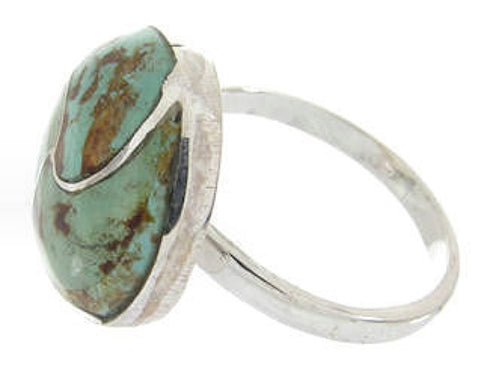 Turquoise Silver Southwest Jewelry Ring Size 5-1/2 YS63396