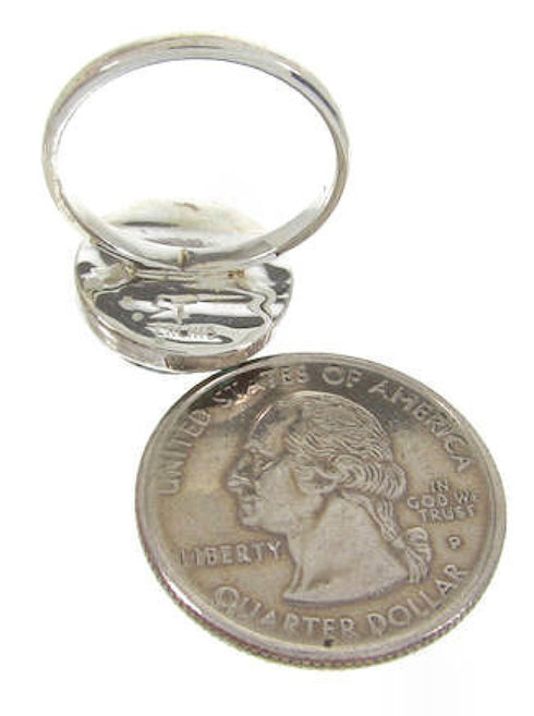 Turquoise Sterling Silver Southwest Jewelry Ring Size 5-1/4 YS63437