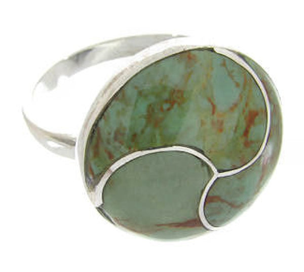 Turquoise Sterling Silver Southwest Jewelry Ring Size 5-1/4 YS63439