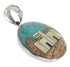 Multicolor Native American Pueblo Or Village Design Pendant YS63116