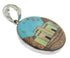 Multicolor Silver Native American Village Design Pendant YS63120