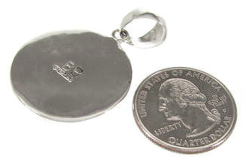 Multicolor Silver Native American Village Design Pendant YS63120