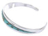 Silver Multicolor Native American Village Design Cuff Bracelet YS66683