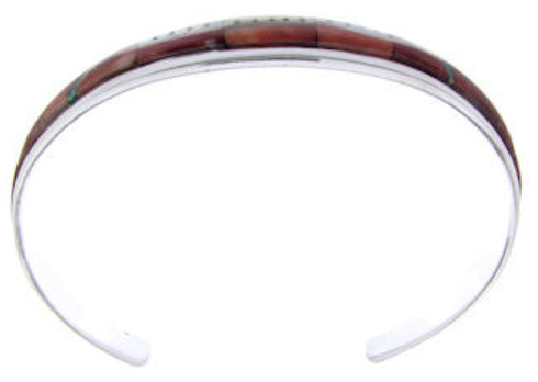 Multicolor Native American Village Design Cuff Bracelet YS66674