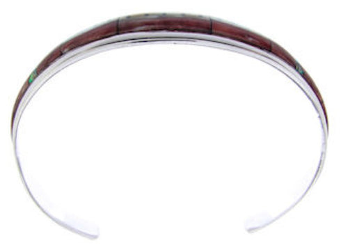 Multicolor Native American Village Design Cuff Bracelet YS66675