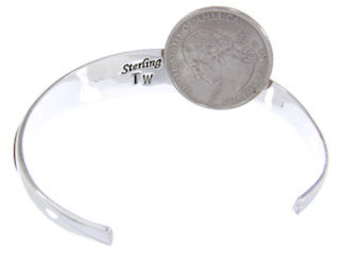 Multicolor Native American Village Design Cuff Bracelet YS66675