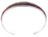 Silver Multicolor Native American Design Cuff Bracelet YS66679