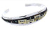 Multicolor Silver Native American Design Cuff Bracelet YS66670