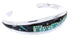 Multicolor Silver Native American Village Design Cuff Bracelet YS66673