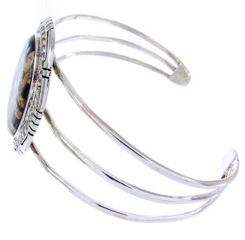 Multicolor Native American Pueblo Or Village Design Bracelet AW65711