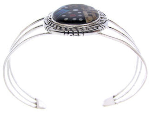 Multicolor Native American Pueblo Or Village Design Bracelet AW65711