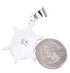 Multicolor Native American Village Design Turtle Pendant YS63577