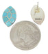 Authentic Sterling Silver And Turquoise Jewelry Post Earrings RS46435