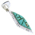Genuine Sterling Silver Turquoise Pendant JW66330