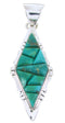 Sterling Silver Jewelry Turquoise Pendant JW66359