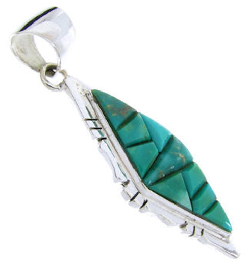 Sterling Silver Jewelry Turquoise Pendant JW66359