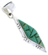 Sterling Silver Southwest Turquoise Pendant JW66358