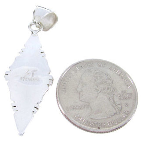 Sterling Silver Turquoise Southwestern Pendant JW66395