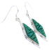 Turquoise Sterling Silver Hook Earrings JW66459