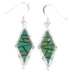 Turquoise And Sterling Silver Hook Earrings Jewelry JW66470