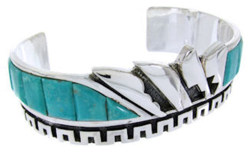 Southwest Jewelry Turquoise Sterling Silver Cuff Bracelet BW66389