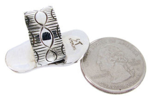 Turquoise Butterfly Southwestern Silver Ring Size 7 MW66890