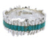 Sterling Jewelry Turquoise Southwest Band Ring Size 5-3/4 MW66833