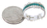 Sterling Jewelry Turquoise Southwest Band Ring Size 5-3/4 MW66833