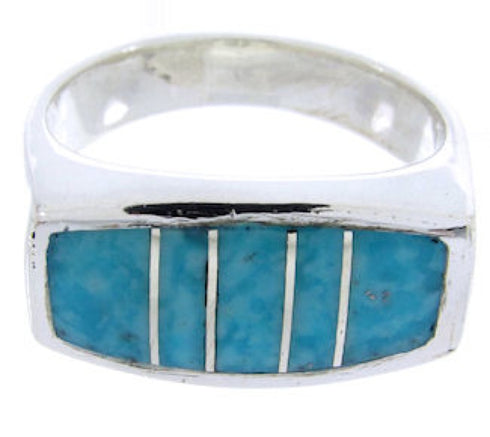 Sterling Silver Turquoise Southwest Ring Size 6-1/4 IS68261