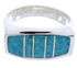 Sterling Silver Turquoise Southwest Ring Size 6-1/4 IS68261