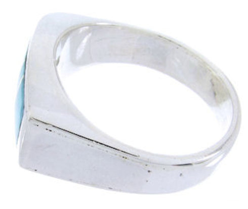 Sterling Silver Turquoise Southwest Ring Size 6-1/4 IS68261