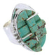 Turquoise Inlay Ring Size 6-3/4 YS68838