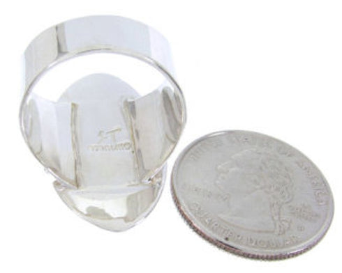 Turquoise Sterling Silver Jewelry Ring Size 6-1/2 YS68843