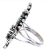 Silver Turquoise Needlepoint Southwest Ring Size 5-1/2 BW67906