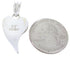 Multicolor Inlay Southwest Sterling Silver Heart Pendant MW67872