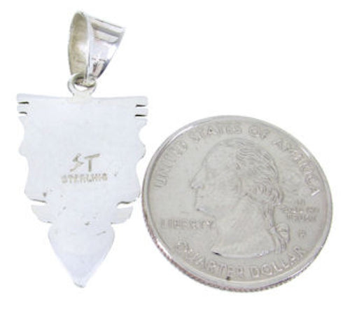 Multicolor Inlay Southwest Jewelry Silver Pendant MW67751