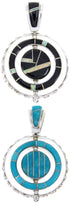 Multicolor Southwest Jewelry Reversible Pendant BW67802