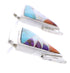Genuine Sterling Silver Turquoise Multicolor Post Earrings BW68996