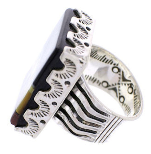 Multicolor Jewelry Native American Design Ring Size 6-1/4 YS69126