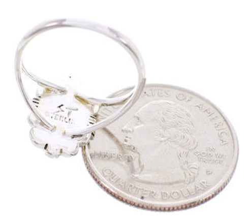 Native American Design Multicolor Jewelry Ring Size 8-1/2 YS69171