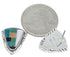 Multicolor Inlay Sterling Silver Post Earrings BW69850