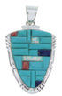 Multicolor And Genuine Sterling Silver Pendant BW70239