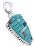 Multicolor And Genuine Sterling Silver Pendant BW70239
