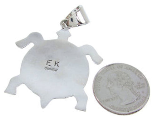 Native American Design Multicolor Turtle Jewelry Pendant YS69992