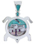 Native American Design Silver Multicolor Turtle Pendant YS69998