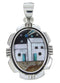 Native American Design Silver Multicolor Jewelry Pendant YS70088